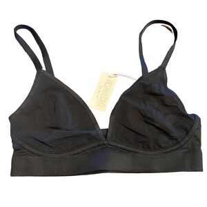 Mesh Bra NWT Aerie Smoothez XS 30 32 Bralette Black Lightweight Triangle Top New